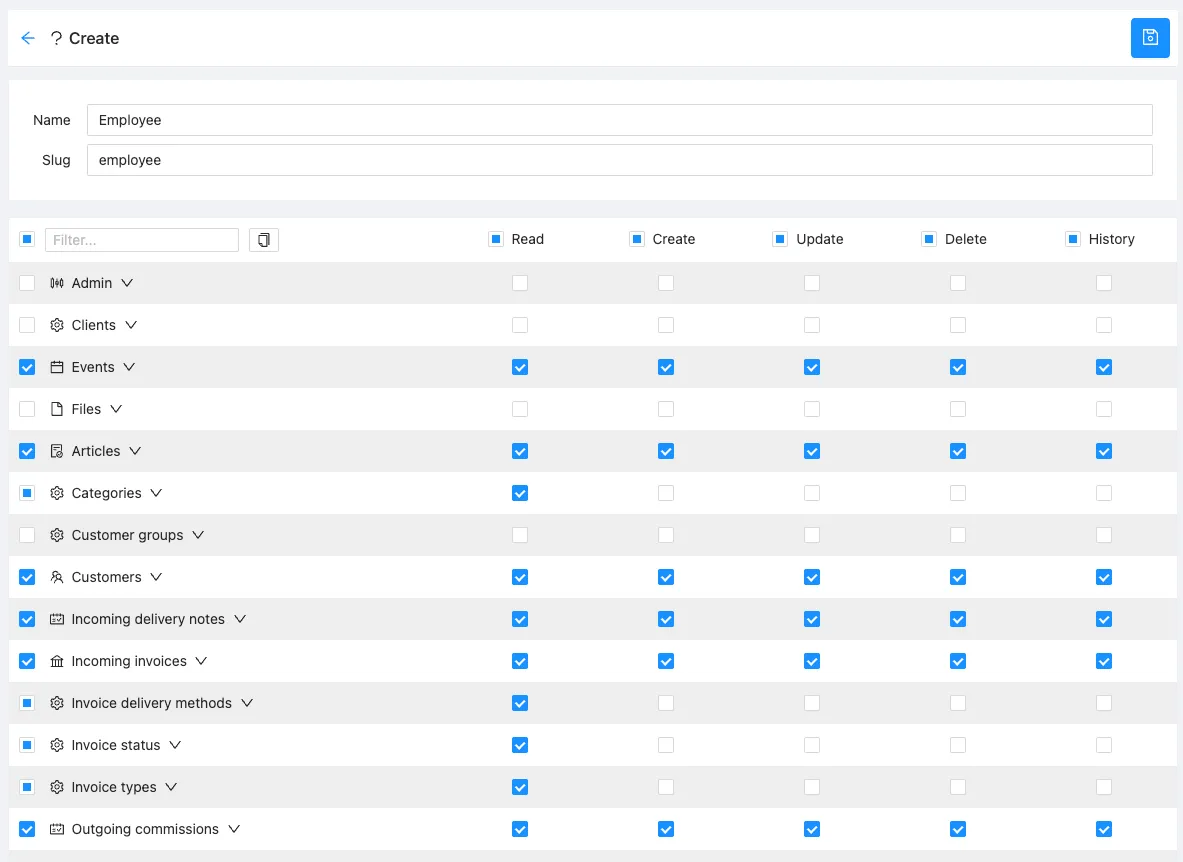 Permissions